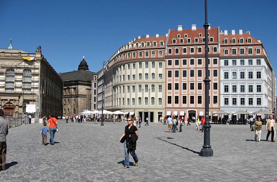 Dresden, der rekonstruierte Neumarkt